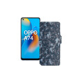 Чохол-книжка з екошкіри для телефону OPPO A74