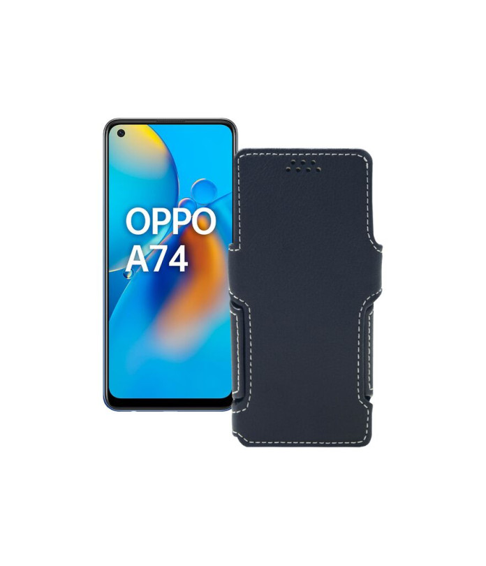 Чохол-книжка з екошкіри для телефону OPPO A74