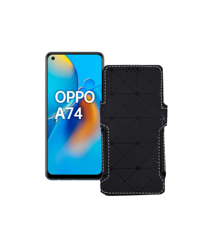 Чохол-книжка з екошкіри для телефону OPPO A74