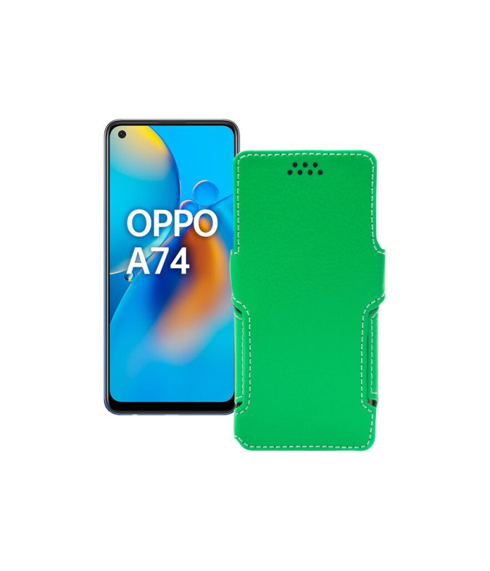 Чохол-книжка з екошкіри для телефону OPPO A74