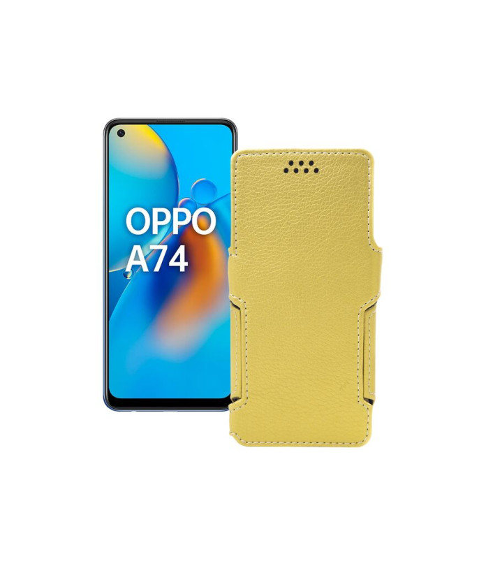 Чохол-книжка з екошкіри для телефону OPPO A74