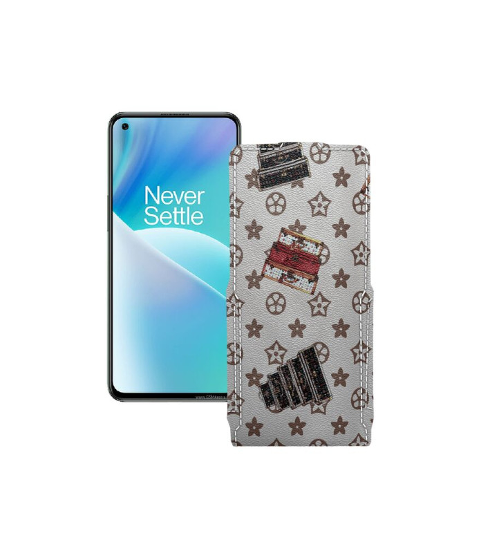 Чохол-флип з екошкіри для телефону OnePlus Nord 2T