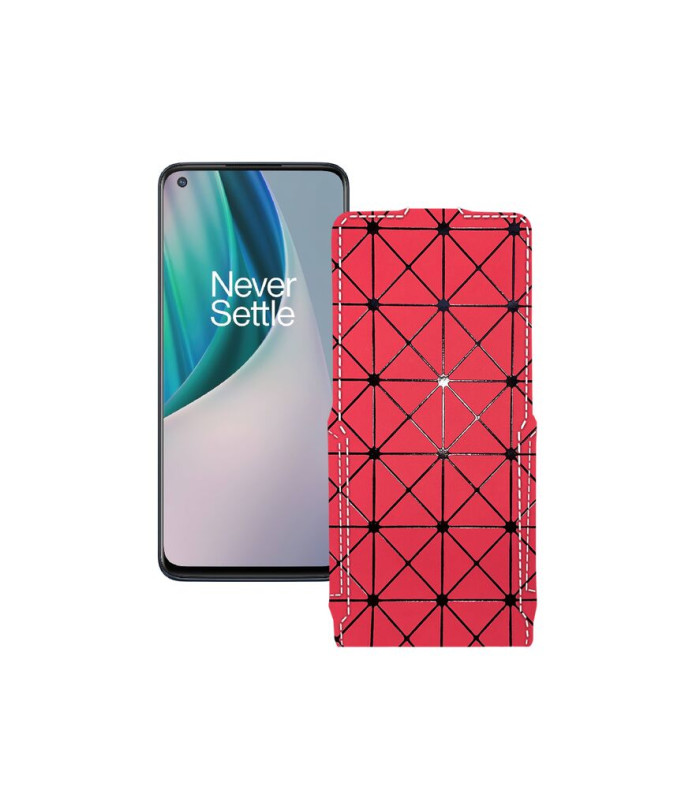 Чохол-флип з екошкіри для телефону OnePlus Nord N10 5G 2020