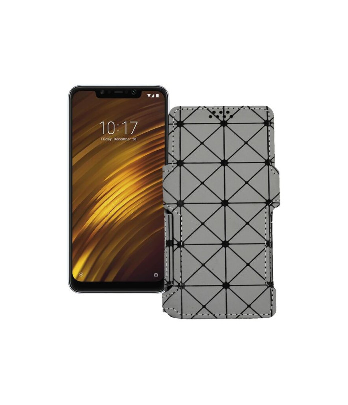 Чохол-книжка з екошкіри для телефону Xiaomi Pocophone F1