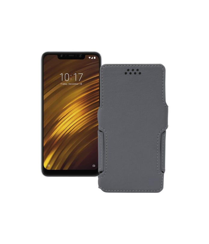 Чохол-книжка з екошкіри для телефону Xiaomi Pocophone F1