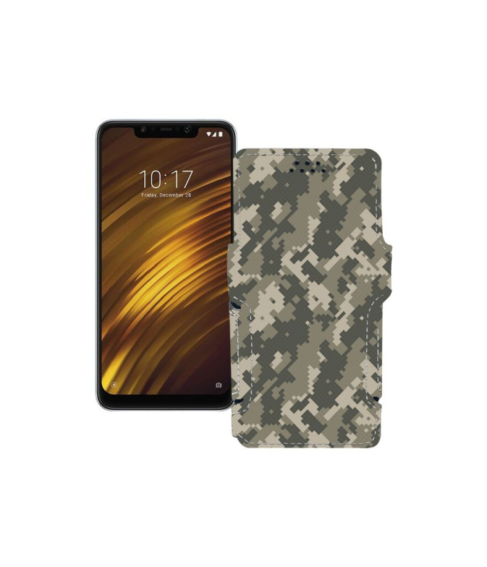 Чохол-книжка з екошкіри для телефону Xiaomi Pocophone F1