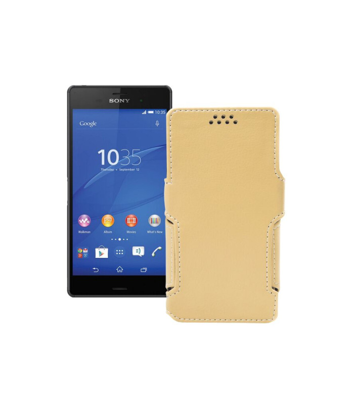 Чохол-книжка з екошкіри для телефону Sony Xperia Z3 Dual D6633