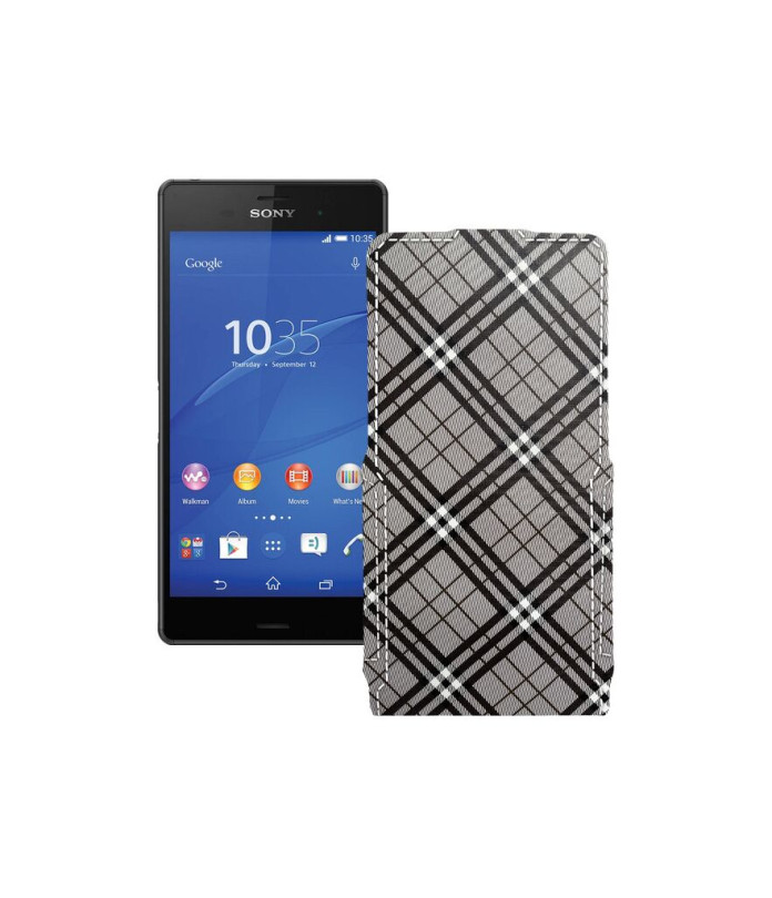 Чохол-флип з екошкіри для телефону Sony Xperia Z3 Dual D6633