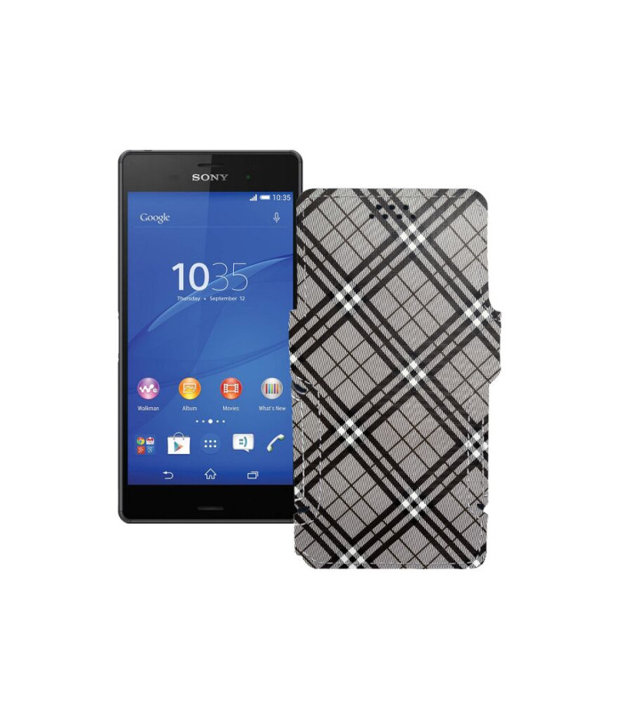 Чохол-книжка з екошкіри для телефону Sony Xperia Z3 Dual D6633