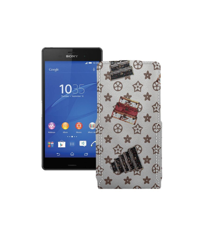 Чохол-флип з екошкіри для телефону Sony Xperia Z3 Dual D6633