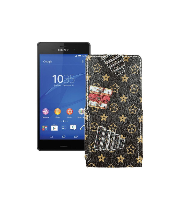 Чохол-флип з екошкіри для телефону Sony Xperia Z3 Dual D6633