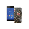 Чохол-книжка з екошкіри для телефону Sony Xperia Z3 Dual D6633