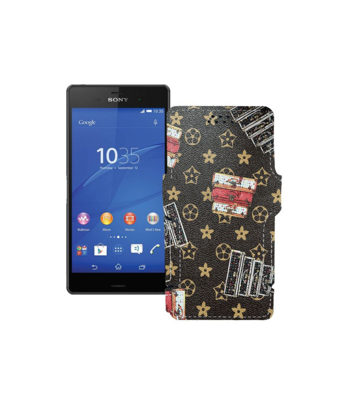 Чохол-книжка з екошкіри для телефону Sony Xperia Z3 Dual D6633