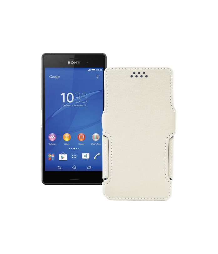 Чохол-книжка з екошкіри для телефону Sony Xperia Z3 Dual D6633