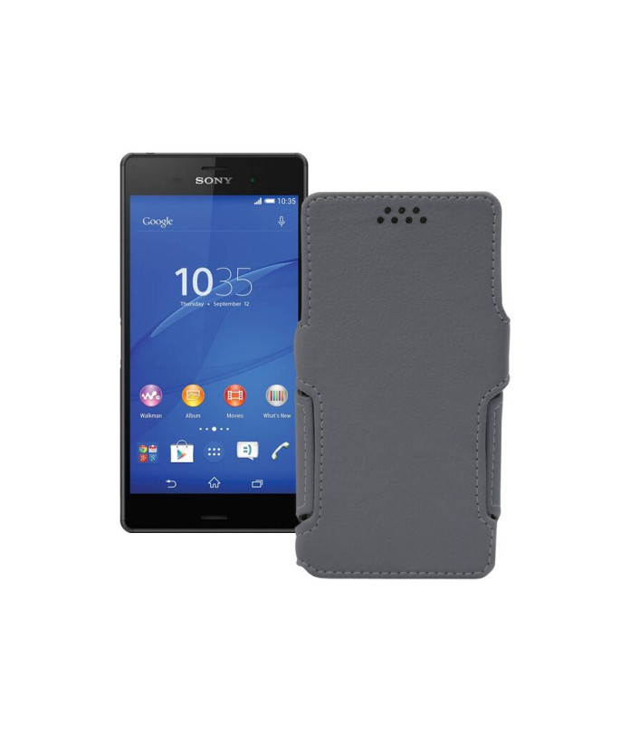 Чохол-книжка з екошкіри для телефону Sony Xperia Z3 Dual D6633