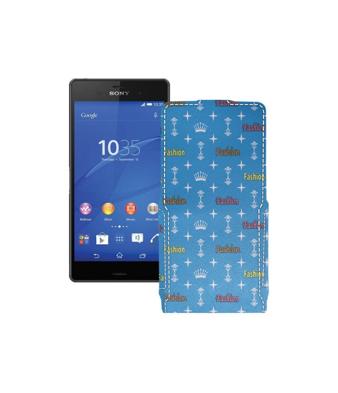 Чохол-флип з екошкіри для телефону Sony Xperia Z3 Dual D6633