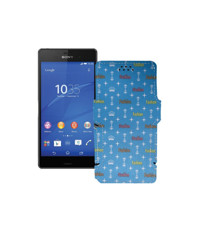 Чохол-книжка з екошкіри для телефону Sony Xperia Z3 Dual D6633