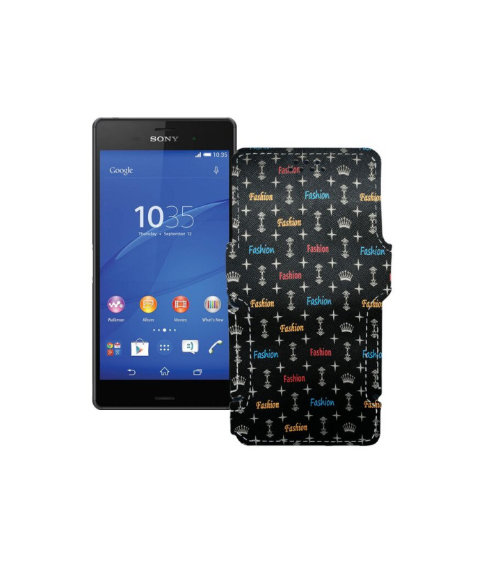 Чохол-книжка з екошкіри для телефону Sony Xperia Z3 Dual D6633