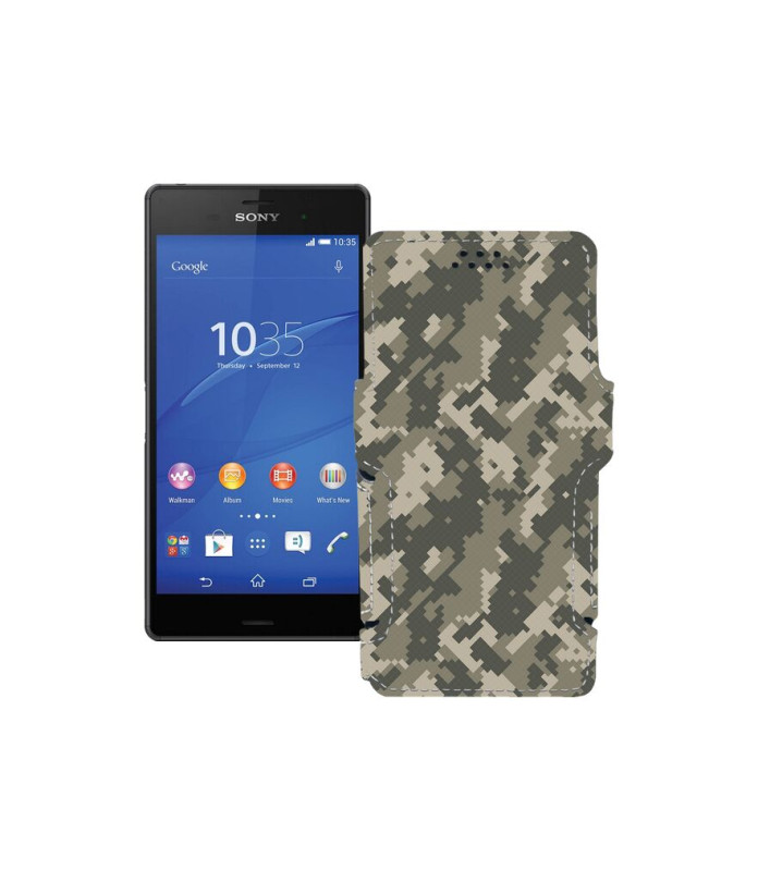 Чохол-книжка з екошкіри для телефону Sony Xperia Z3 Dual D6633