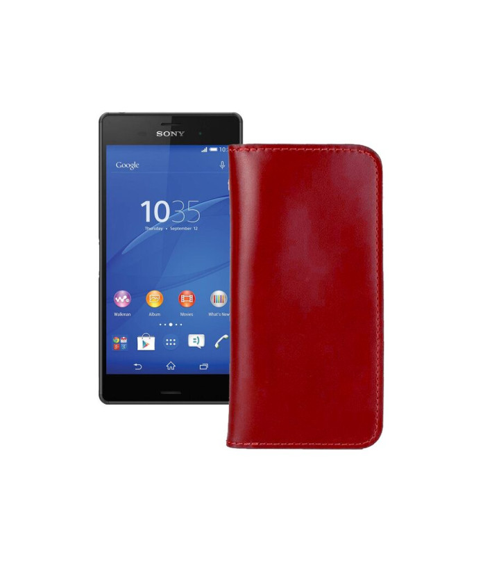 Портмоне з шкіри для телефону Sony Xperia Z3 Dual D6633