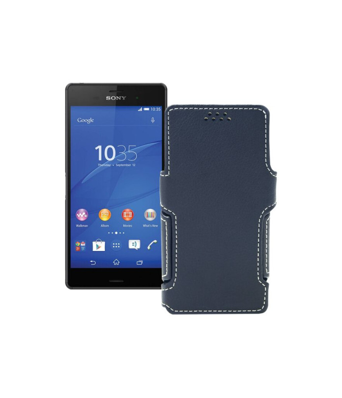 Чохол-книжка з екошкіри для телефону Sony Xperia Z3 Dual D6633