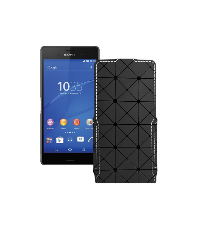 Чохол-флип з екошкіри для телефону Sony Xperia Z3 Dual D6633