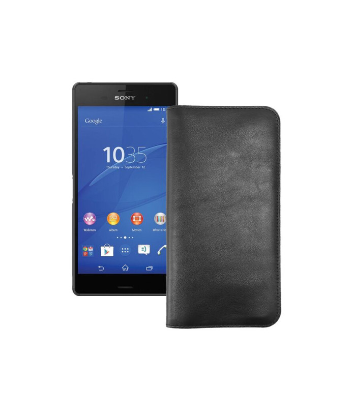 Портмоне з шкіри для телефону Sony Xperia Z3 Dual D6633