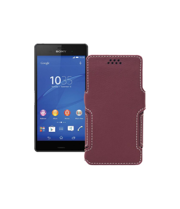 Чохол-книжка з екошкіри для телефону Sony Xperia Z3 Dual D6633