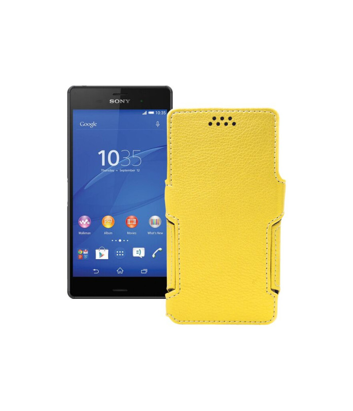 Чохол-книжка з екошкіри для телефону Sony Xperia Z3 Dual D6633