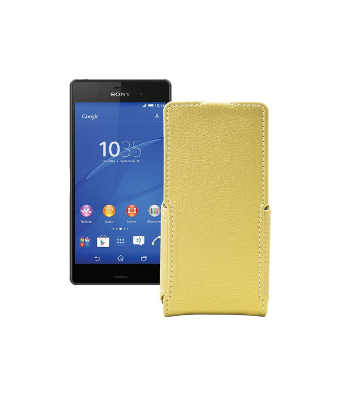 Чохол-флип з екошкіри для телефону Sony Xperia Z3 Dual D6633