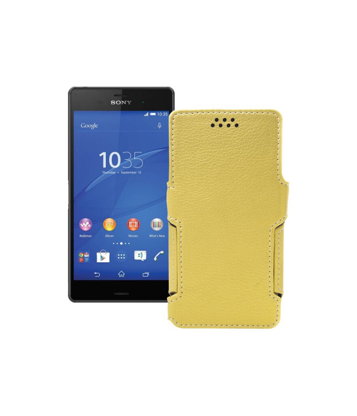 Чохол-книжка з екошкіри для телефону Sony Xperia Z3 Dual D6633