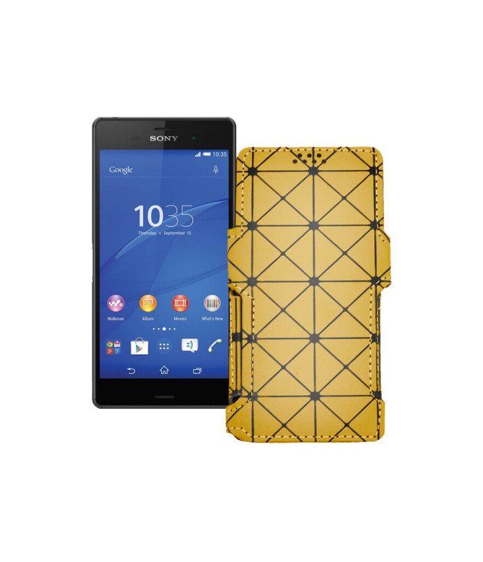 Чохол-книжка з екошкіри для телефону Sony Xperia Z3 Dual D6633