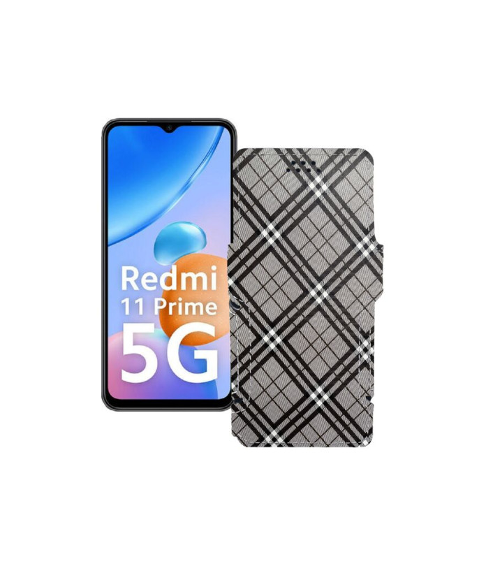 Чохол-книжка з екошкіри для телефону Xiaomi Redmi 11 Prime 5G