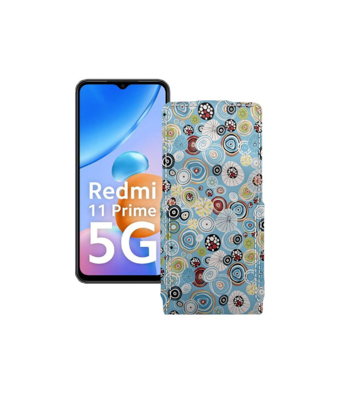 Чохол-флип з екошкіри для телефону Xiaomi Redmi 11 Prime 5G