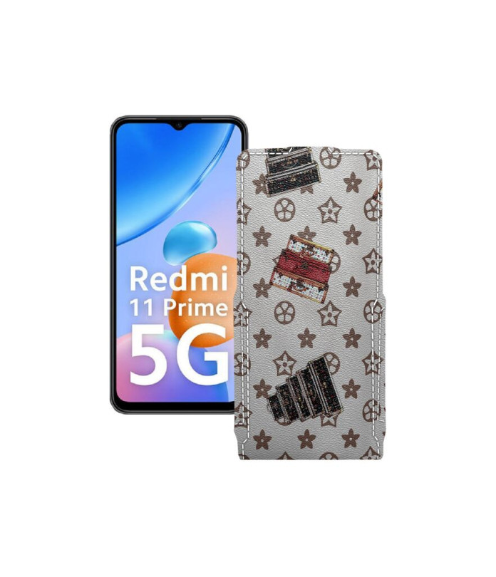 Чохол-флип з екошкіри для телефону Xiaomi Redmi 11 Prime 5G