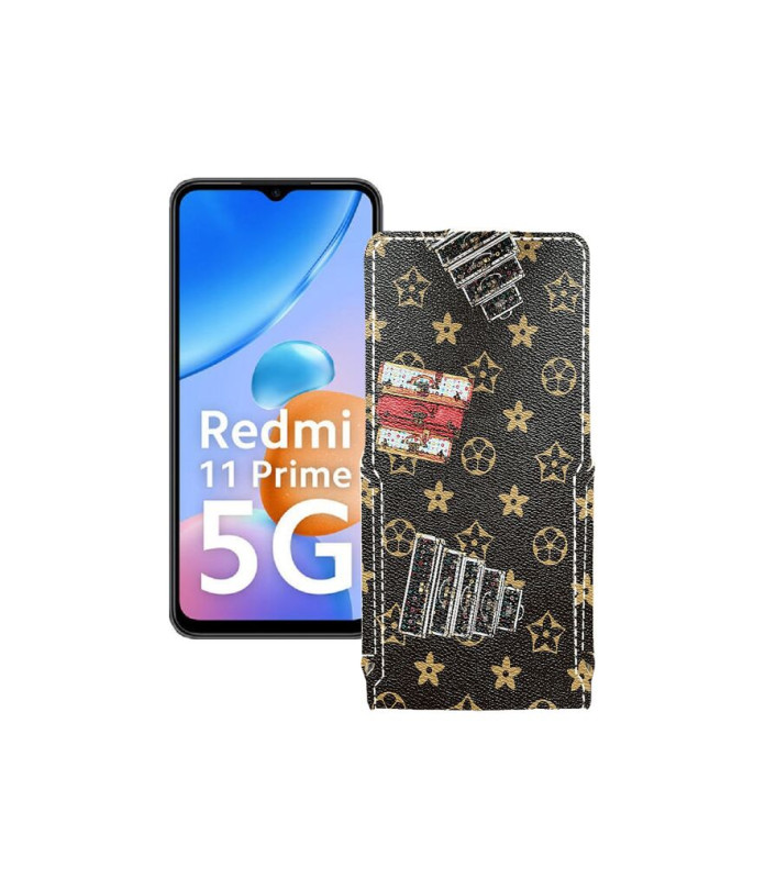 Чохол-флип з екошкіри для телефону Xiaomi Redmi 11 Prime 5G