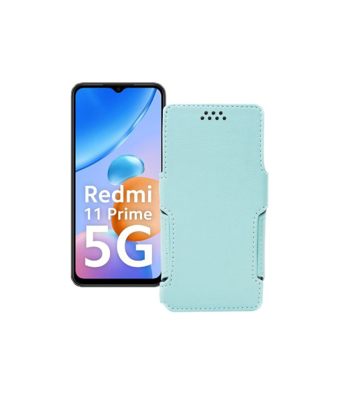 Чохол-книжка з екошкіри для телефону Xiaomi Redmi 11 Prime 5G