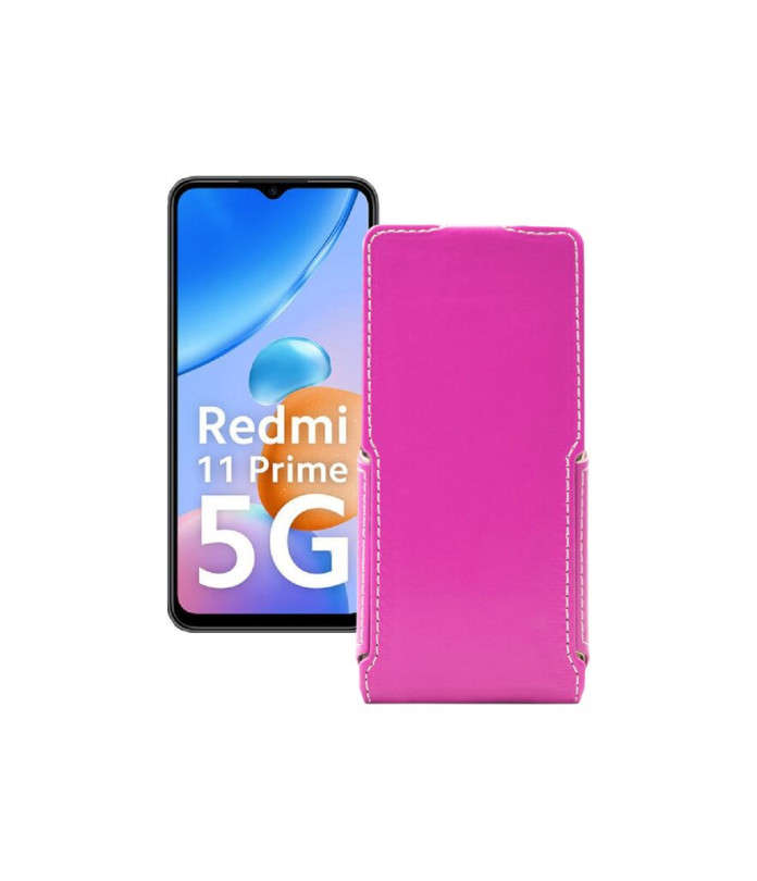 Чохол-флип з екошкіри для телефону Xiaomi Redmi 11 Prime 5G