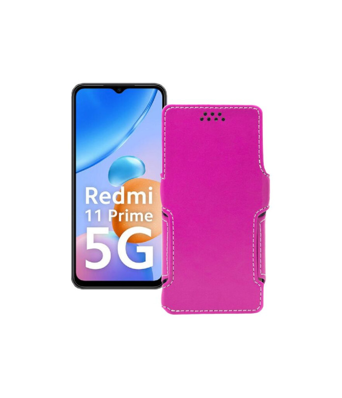 Чохол-книжка з екошкіри для телефону Xiaomi Redmi 11 Prime 5G