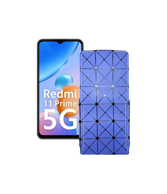 Чохол-флип з екошкіри для телефону Xiaomi Redmi 11 Prime 5G