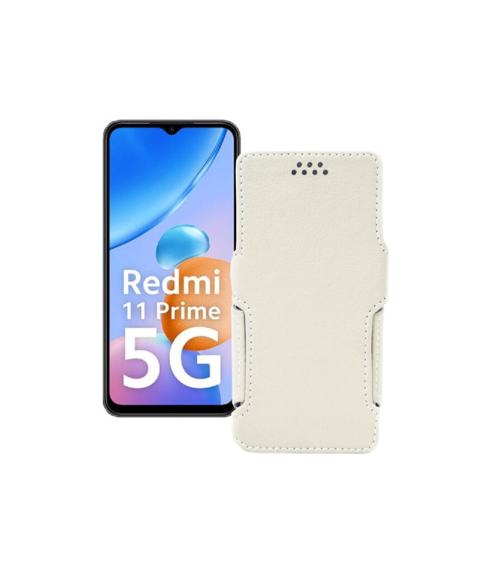 Чохол-книжка з екошкіри для телефону Xiaomi Redmi 11 Prime 5G