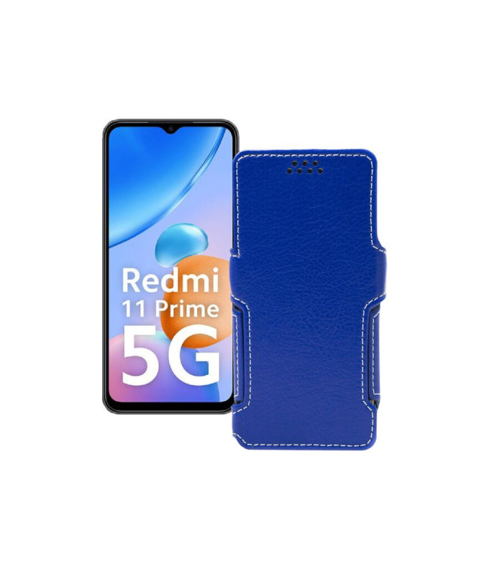 Чохол-книжка з екошкіри для телефону Xiaomi Redmi 11 Prime 5G