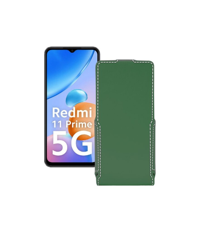 Чохол-флип з екошкіри для телефону Xiaomi Redmi 11 Prime 5G