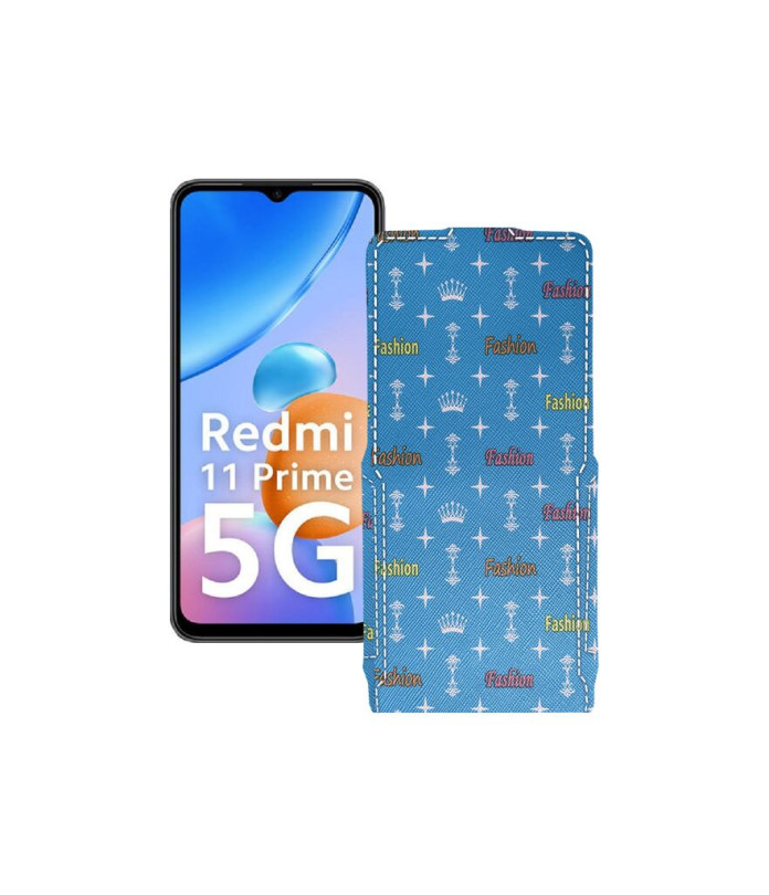 Чохол-флип з екошкіри для телефону Xiaomi Redmi 11 Prime 5G