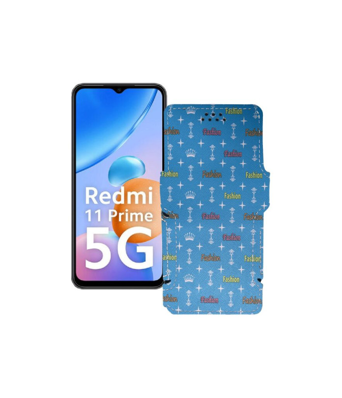 Чохол-книжка з екошкіри для телефону Xiaomi Redmi 11 Prime 5G