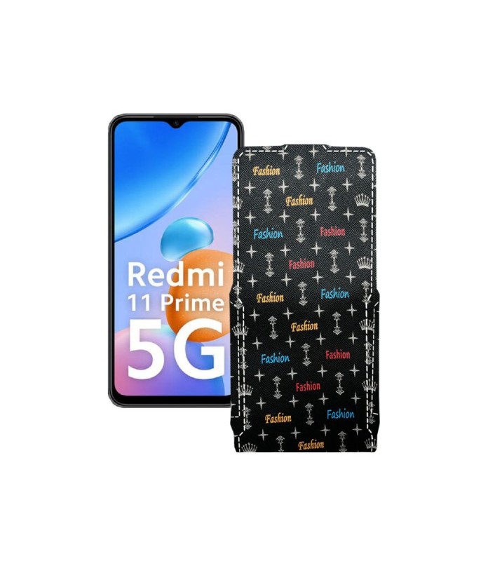 Чохол-флип з екошкіри для телефону Xiaomi Redmi 11 Prime 5G