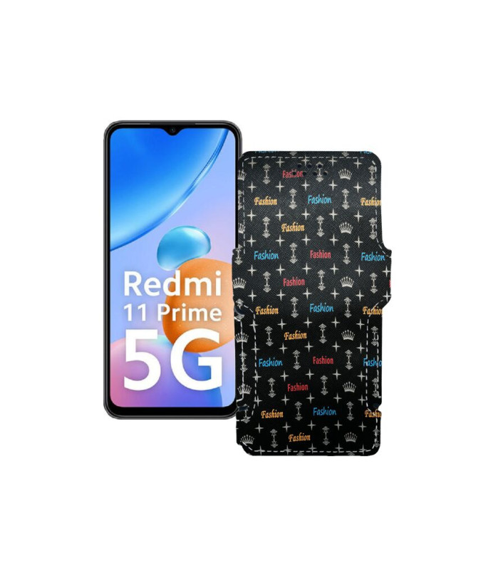 Чохол-книжка з екошкіри для телефону Xiaomi Redmi 11 Prime 5G