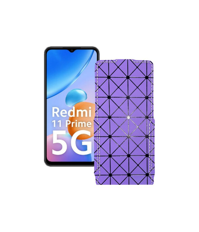 Чохол-флип з екошкіри для телефону Xiaomi Redmi 11 Prime 5G