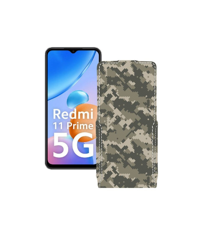 Чохол-флип з екошкіри для телефону Xiaomi Redmi 11 Prime 5G