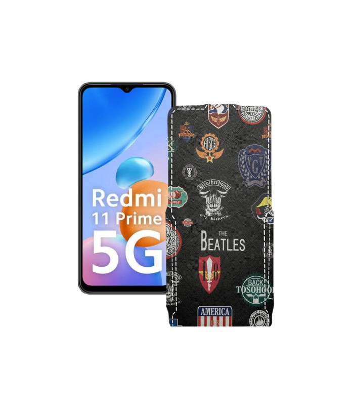 Чохол-флип з екошкіри для телефону Xiaomi Redmi 11 Prime 5G